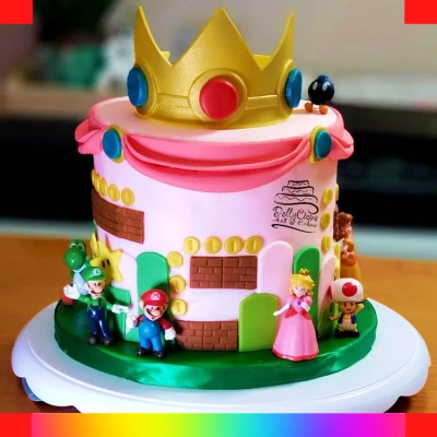 Princess Peach cake