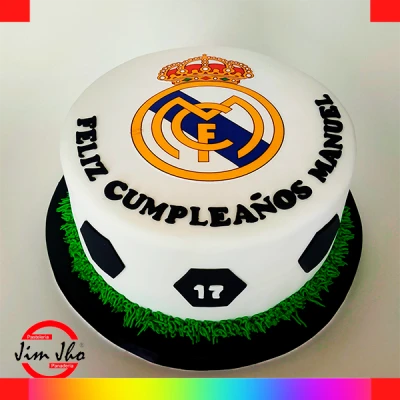 Real Madrid birthday cake