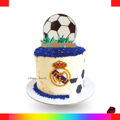 Real Madrid cake for boys