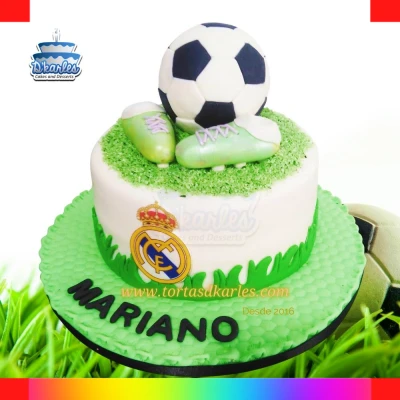Real Madrid soccer cake