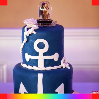Sailor anchor cake
