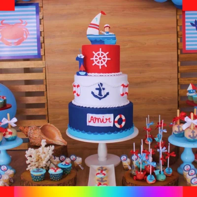 Sailor cake for girls