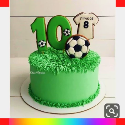 Soccer cakes