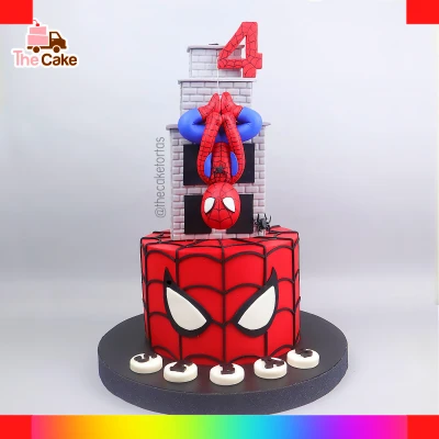 Spiderman cake for birthday