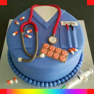 Stethoscope cake