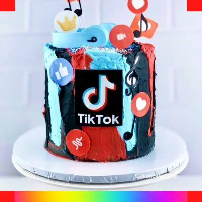 TikTok cake for boys