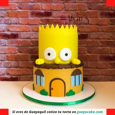Torta de Bart Simpson