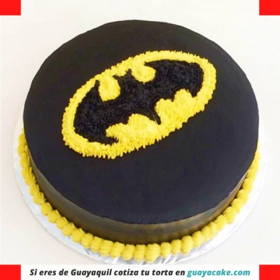 Torta de Batman en crema