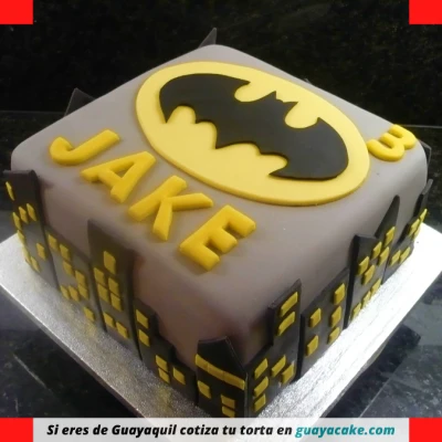 Torta de Batman rectangular