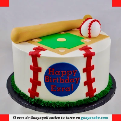 Torta de Béisbol en crema