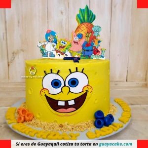 Torta de cumpleaños de Bob Esponja