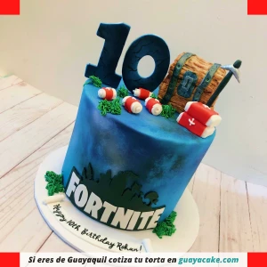 Torta de Fortnite para niños