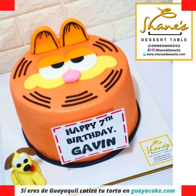 Torta de Garfield sencilla
