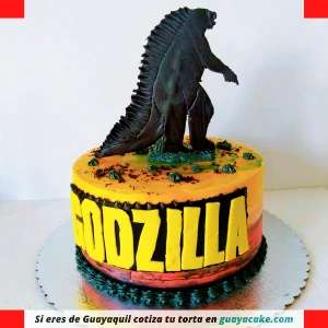 Torta de Godzilla sencilla