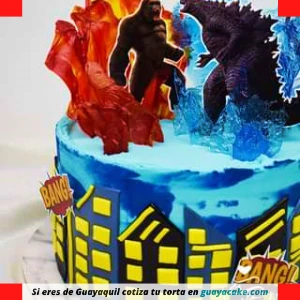 Torta de Godzilla vs Kong