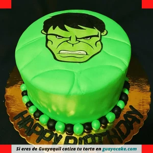 Torta de Hulk sencilla