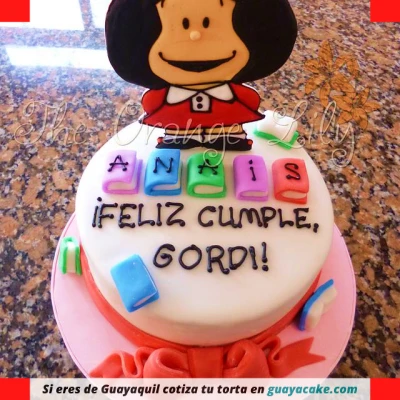 Torta de Mafalda despeinada