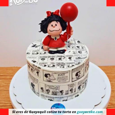Torta de Mafalda sencilla