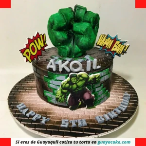 Torta de Marvel Hulk