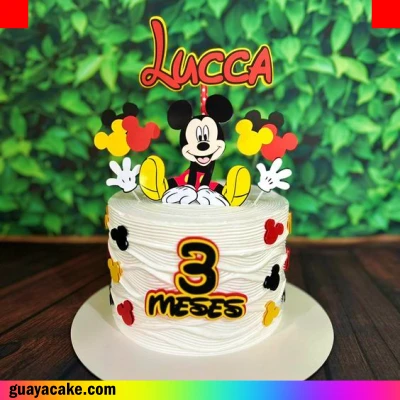 Torta de Mickey Mouse con topper