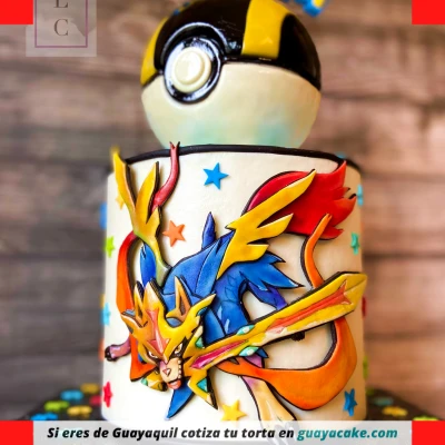 Pastel de cumpleaños de Pikachu