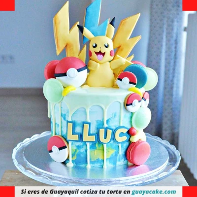 Pikachu Pastel de cumpleaños