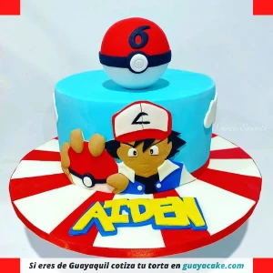 Torta de Pokemon Ash