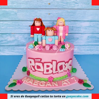 Torta de Roblox para niña