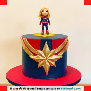 Torta de capitana  Marvel