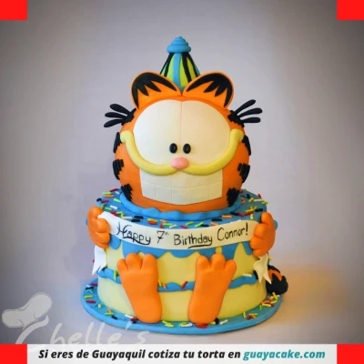 Torta de cumpleaños de Garfield