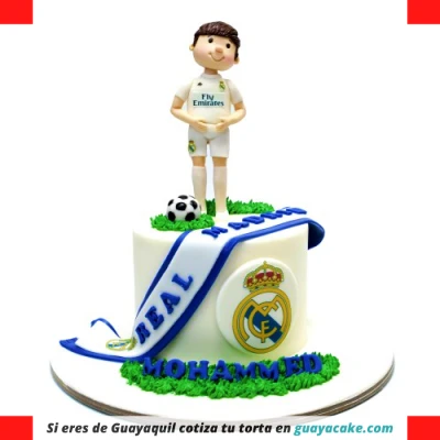Torta de futbol Real Madrid