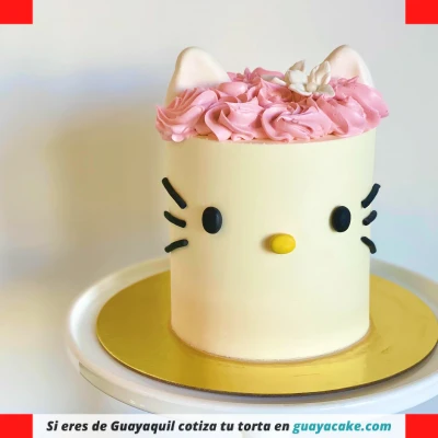 Torta de hello kitty para niñas