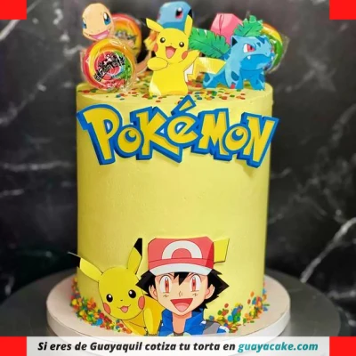 Torta de pokemon para niño 6