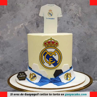 Torta Real Madrid fondant