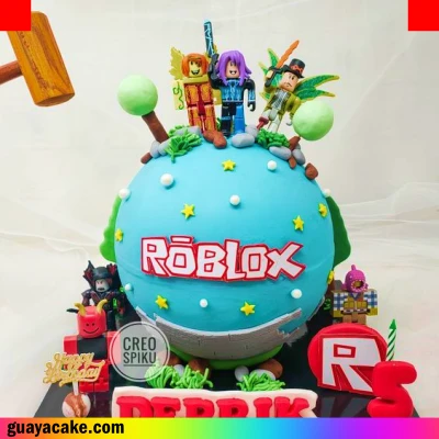 Torta piñata Roblox