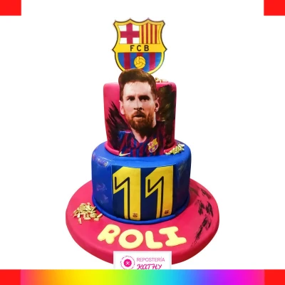 Honey special cake Qatar  The Man with a Magical Left foot Happy  Birthday Lionel Messi Order Your Honey Special Lionel Messi Cake Premium  Quality Cakes Do like share and order us