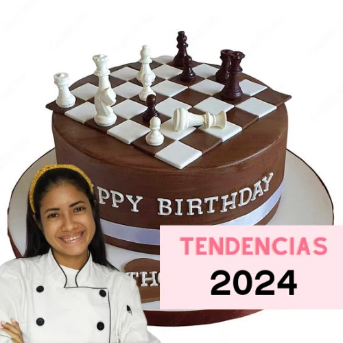 torta de ajedrez 2024
