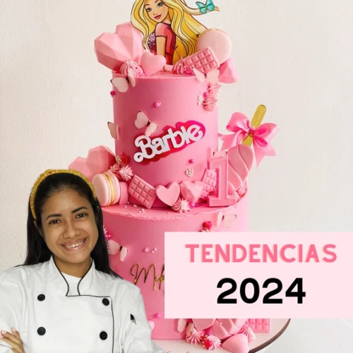 torta de barbie 2024