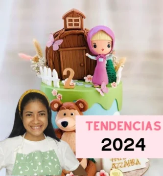torta de masha y el oso 2024