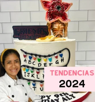 torta de stranger things 2024