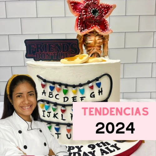 torta de stranger things 2024