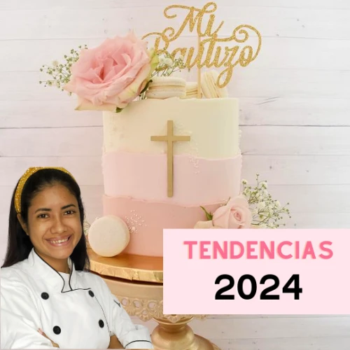 tortas para bautizo 2024